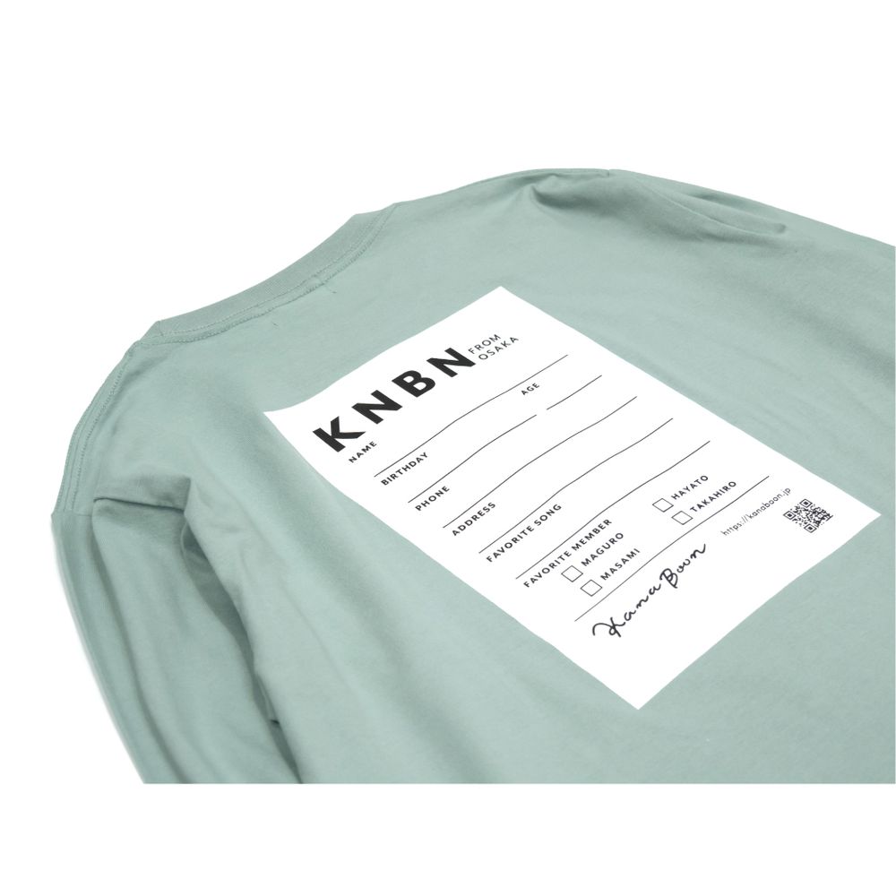 KNBN PROFILE TAG ロングスリーブTシャツ